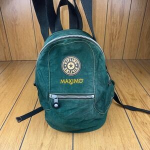 VINTAGE Kipling Maximo Mini‎ Backpack Green  EUC